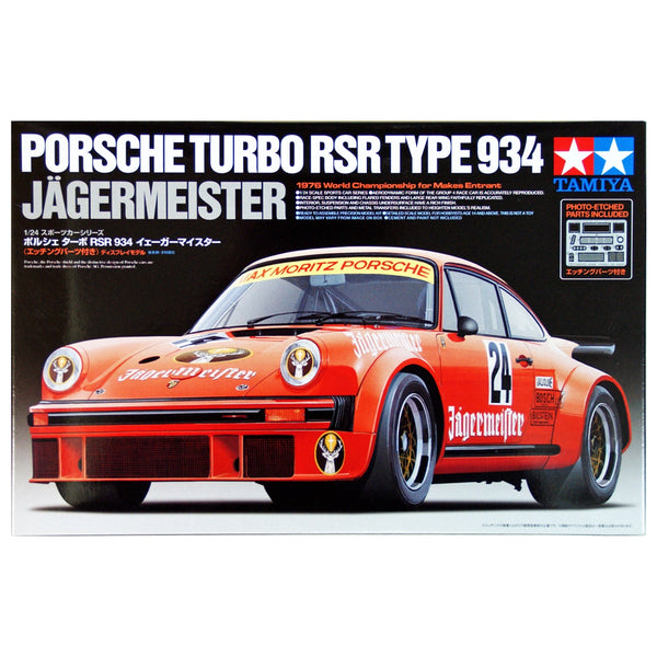 Porsche Turbo RSR Type 934 Jagermeister - Tamiya 1/24 Scale Model Kit