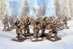 Clansmen Regiment with Two-Handed Weapons - Northern Alliance (Kings of War)