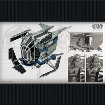 Star Wars Legion Galactic Empire PatrolCraft Full Colour Example