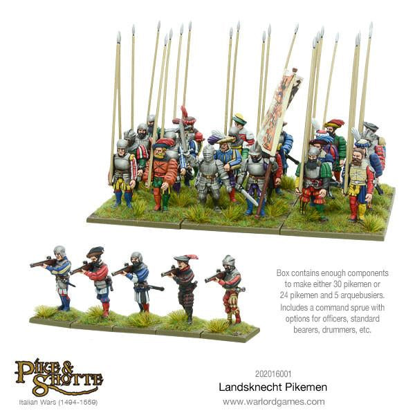 Painted Landsknecht Pikemen