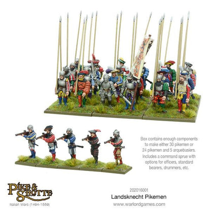 Painted Landsknecht Pikemen