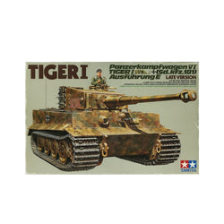 German Tiger I Panzerkampfwagen Tank - Tamiya (1/35) Scale Models