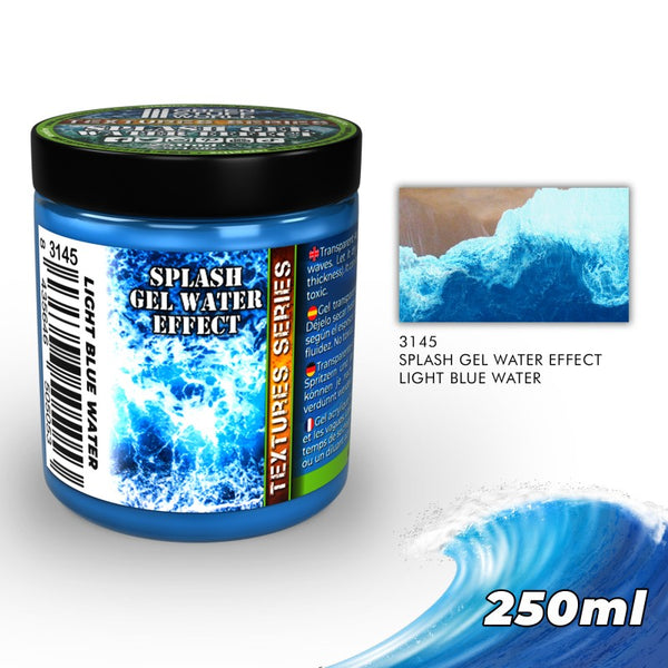 Light Blue Water Effect Splash Gel 250ml
