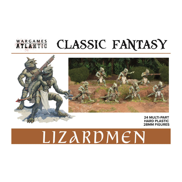 Wargames atlantic Fantasy Lizardmen Miniatures