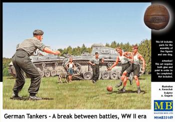 Masterbox 1:35 - German Tankers - A Break between battles (Master Box): www.mightylancergames.co.uk
