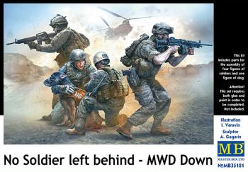 Masterbox 1:35 - No Soldier left behind - MWD Down (Master Box): www.mightylancergames.co.uk