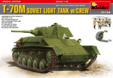T-70M Soviet Light Tank - w/crew  -Miniart 1/35 Special Edition Scale Model :www.mightylancergames.co.uk