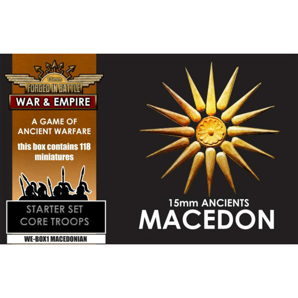 War & Empire Macedonian Starter Army 15mm Scale