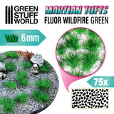 Fluor Wildfire Green Alien Basing Tufts