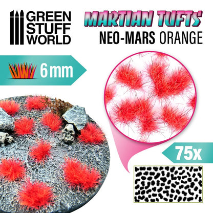 Neo-Mars Orange Alien Basing Tufts