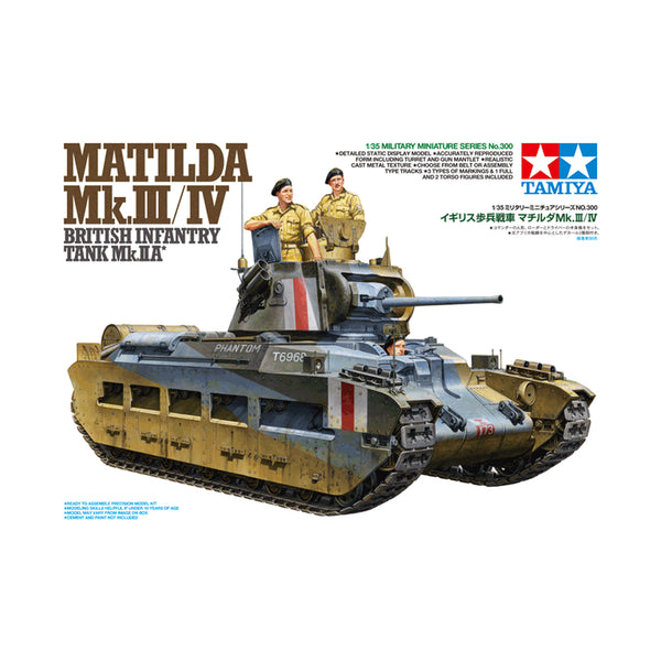 Matilda Mk III/IV British Infantry Tank - Tamiya (1/35) Scale Models