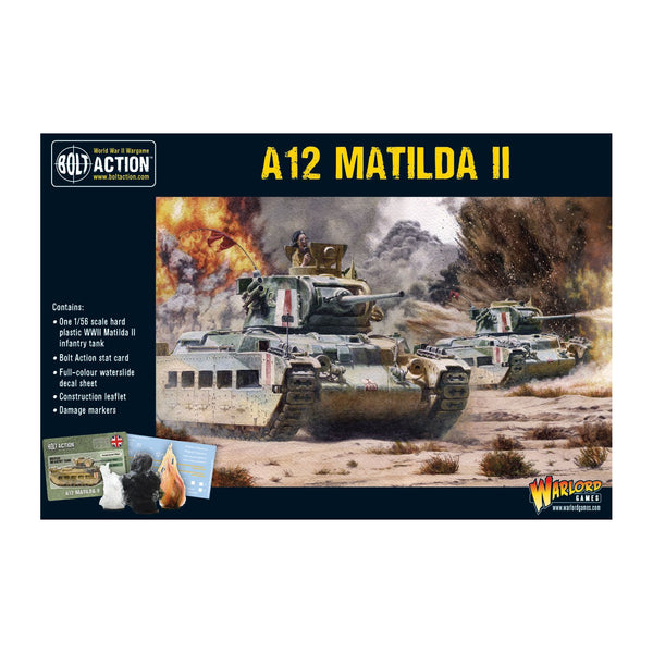 Matilda II A12 Tank Bolt Action Wargame Miniatures