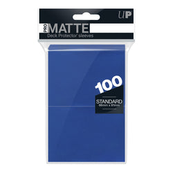 Blue Matte Deck Protector Sleeves 100 Pack - Ultra Pro