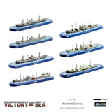 Painted Examples of Mercantile Ships Victory at Sea