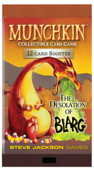 The Desolation of Blarg Booster - Munchkin CCG: www.mightylancergames.co.uk