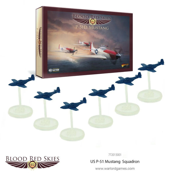 P-15D Mustang Squadron - Blood Red Skies