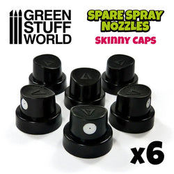 Skinny Spray Nozzles - Green Stuff World 6 Pack