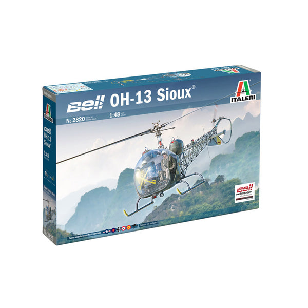 OH-13 Sioux Korean War Hellicopter 1/48 Scale Model