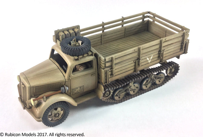 SdKfz 3a Maultier 2 ton Half-Track Cargo Truck - Germans (Rubicon 280046) :www.mightylancergames.co.uk