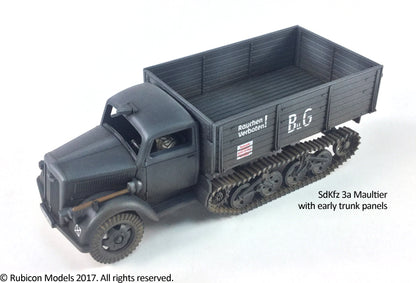 SdKfz 3a Maultier 2 ton Half-Track Cargo Truck - Germans (Rubicon 280046) :www.mightylancergames.co.uk