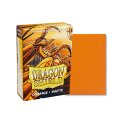 Dragon Shield Orange Matt Japanese Size Sleeves x60