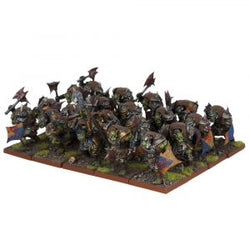 Orc Ax Regiment - Orcs (Kings of War) :www.mightylancergames.co.uk