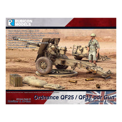 Ordnance QF25 / QF17 pdr Gun - Rubicon 1/56 Scale Model