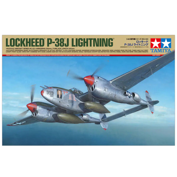 Lockheed P-38J Lightning - Tamiya 1/48 Scale Aircraft Kit