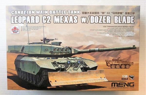 Canadian Leopard C2 Mexas w/Dozer Blade - 1/35 Meng :www.mightylancergames.co.uk