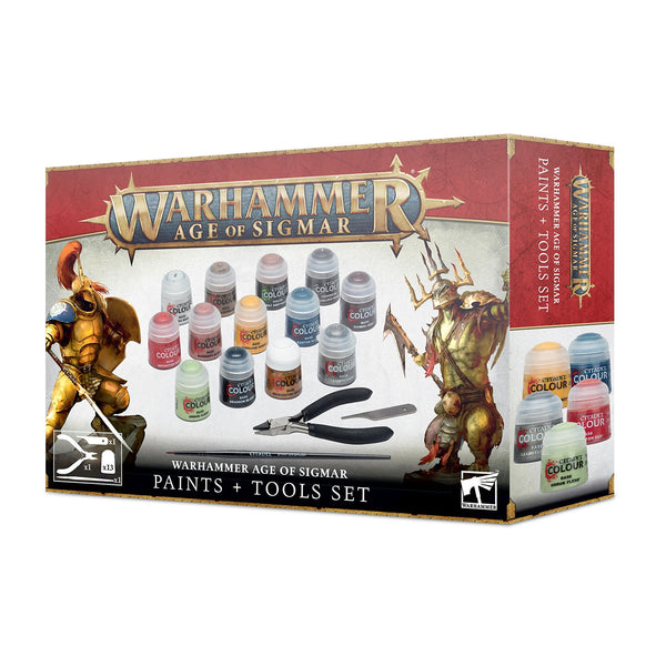 Paints & Tools Hobby Starter Set - Age Of Sigmar