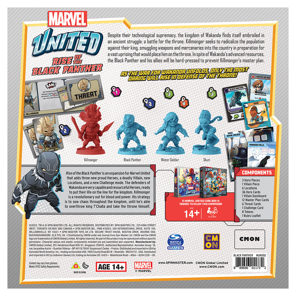 What's Inside Marvel United Rise Of The Black Panther?