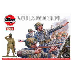 Airfix WWII US Army Paratroops - 1/32 Scale Models