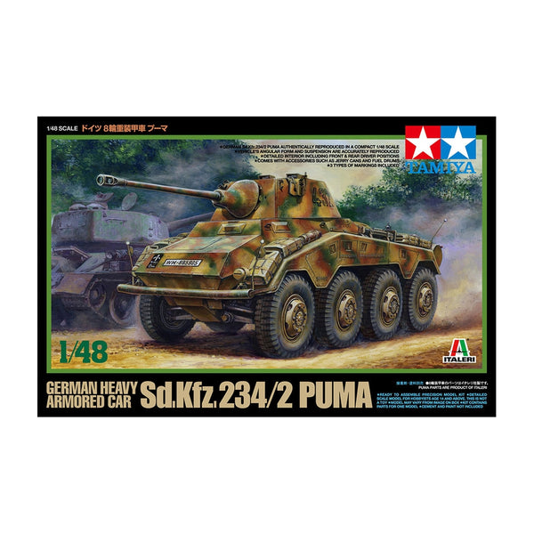 German Puma Heavy Armoured Car 1/48 - Tamiya - 37010