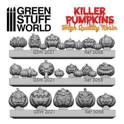 Resin Killer Pumpkins - Green Stuff World- 3058