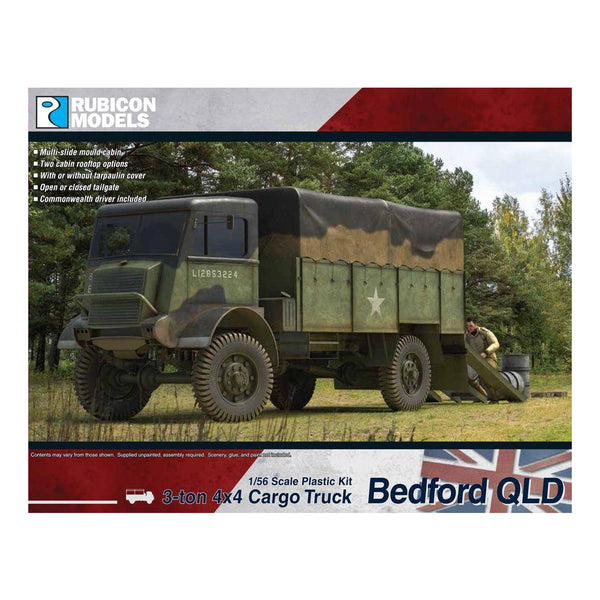 Bedford QLD Cargo Truck - Rubicon 1/56 Scale Model