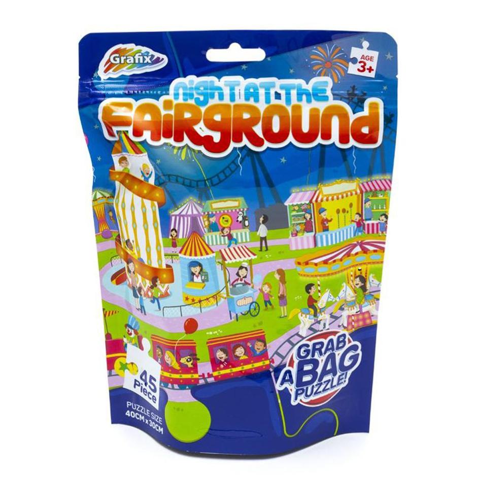 Night At The Fairground 45pc Grab A Bag Puzzle
