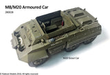 M8 / M20 Armoured Car - USA (Rubicon 280028) :www.mightylancergames.co.uk