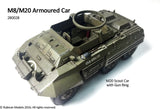 M8 / M20 Armoured Car - USA (Rubicon 280028) :www.mightylancergames.co.uk