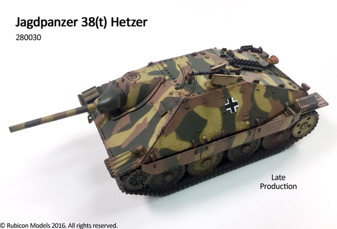 German Jagdpanzer 38(t) Hetzer (Rubicon) :www.mightylancergames.co.uk