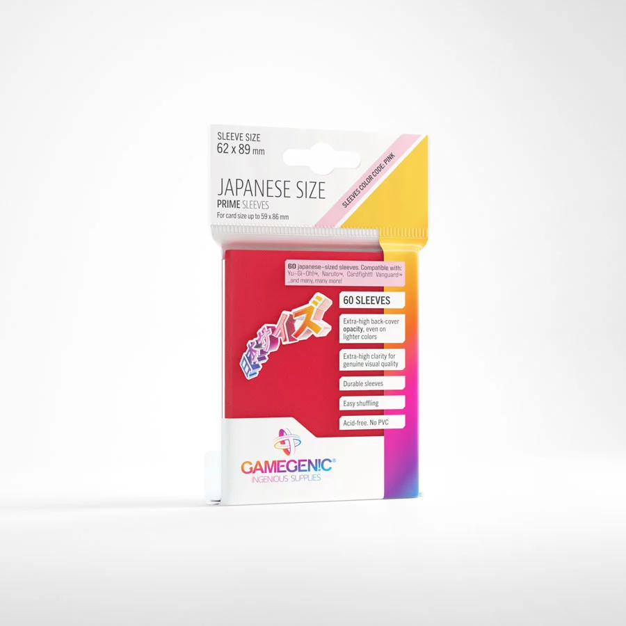 Red Japanese Sized TCG Sleeves