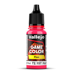 Vallejo Fluorescent Red Game Color Paint 18ml