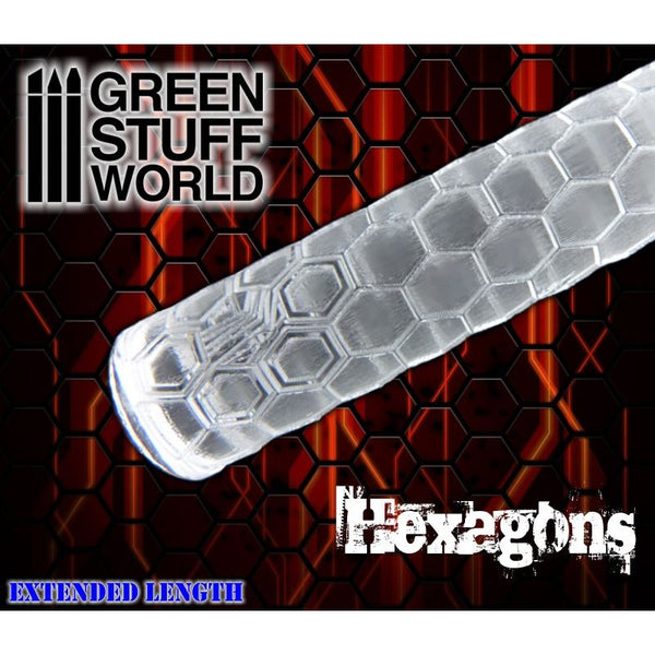 Hexagons - Rolling Pin - Green Stuff World