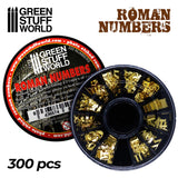 300 Brass Roman Numerals