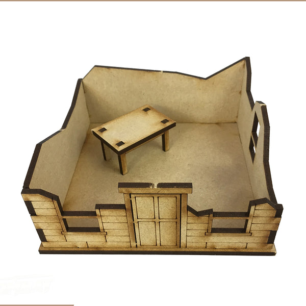 Wild West Ruined House - Tabletop Scenics