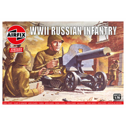 WWII Russian Infantry - 1:76 Scale Military Figures