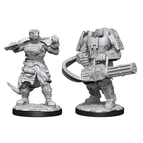 Vesk Soldier Starfinder Deep Cuts Unpainted Miniatures
