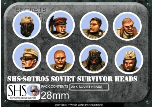 Soviet Survivor Heads (B) - Secrets of the Third Reich (SHS-SOTR5) :www.mightylancergames.co.uk 