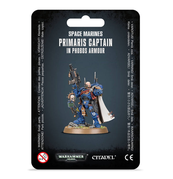 Primaris Captain in Phobas Armour: www,mightylancergames.co.uk