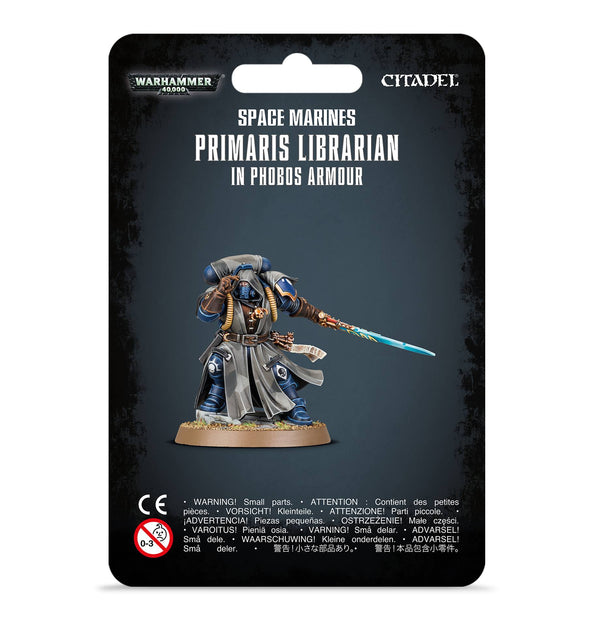 Primaris Librarian in Phobos Armour - Space Marine (Warhammer 40k) :www.mightylancergames.co.uk