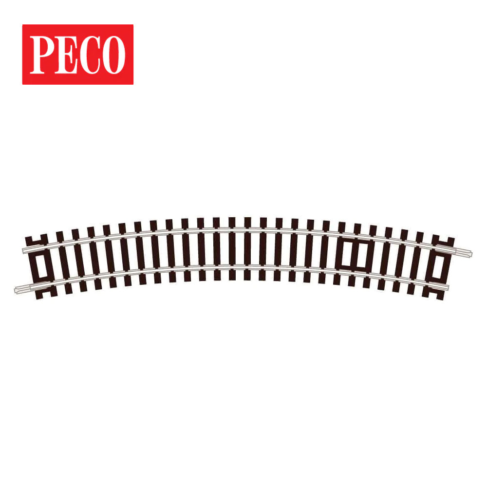 PECO Standard 2nd Radius Curve ST-14 - N Gauge